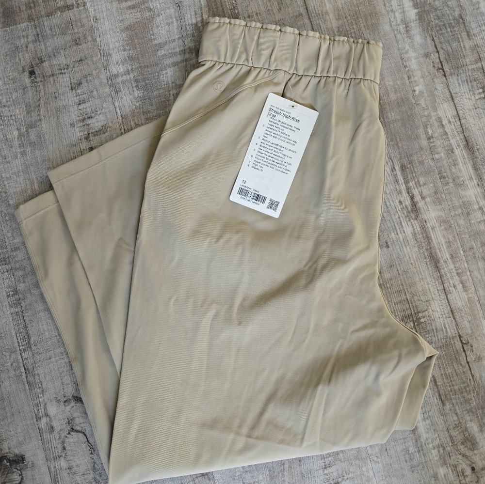 Lululemon Stretch High Rise Crop Size 12